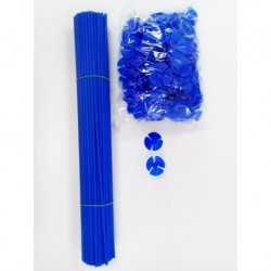 Varita Globo Azul 40 cm (100 unid)