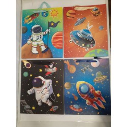 Bolsa de Regalo Espacio 26 x 32 x 10 cm Surtido Diseños