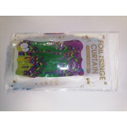 Cortina multicolor colores tropicales 2x1m