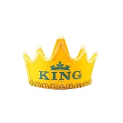 Corona King Con luz Amarilla