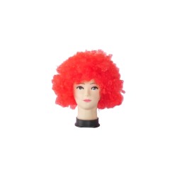 Peluca Afro Roja