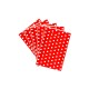 Bolsa Dulces Lunares Roja 10unds