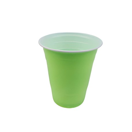 Vasos plásticos 500 ml Verde lima 10unds