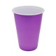 Vasos plásticos 500 ml Morado 10unds