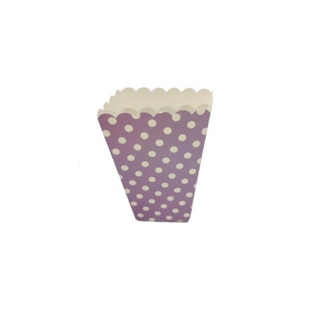 Pote Pop corn Lila medidas 14x6x9cm (6unds)