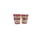 Vaso Baby shower rosado 10unds