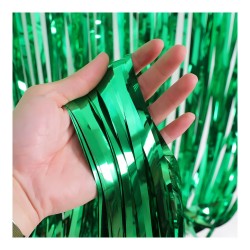 Cortina Metalica Verde 2x1m