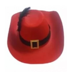 Gorro Mosquetero Rojo
