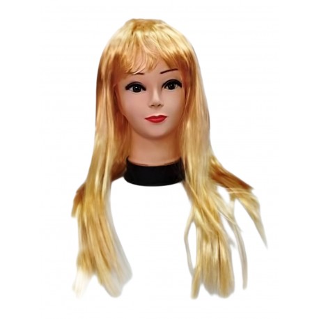 Peluca Larga Lisa Rubia