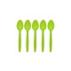 Cuchara Plastica Verde X10 unid