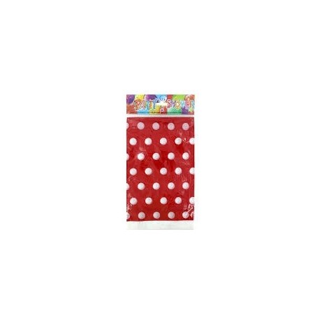 Mantel Lunares Rojo 120x180cm