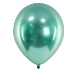 Globo Latex Cromo Verde R12 12unds