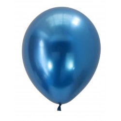 Globo Latex Cromo Azul R12 (12 unds)