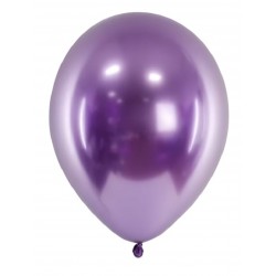 Globo Latex Cromo Morado R12 (12unds)