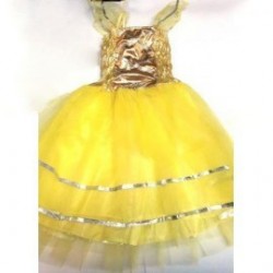 Vestido Princesa Economico Amarillo