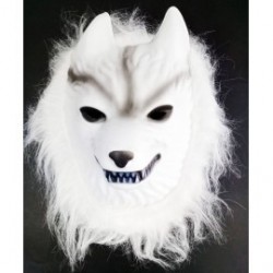 Mascara Lobo blanco c/Pelo G. Eva