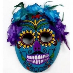 Mascara Catrina con flores
